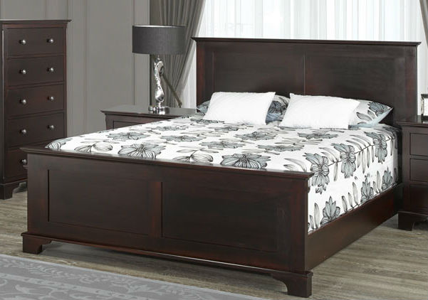 grey roots queen bed | contemporary canadian made furniture